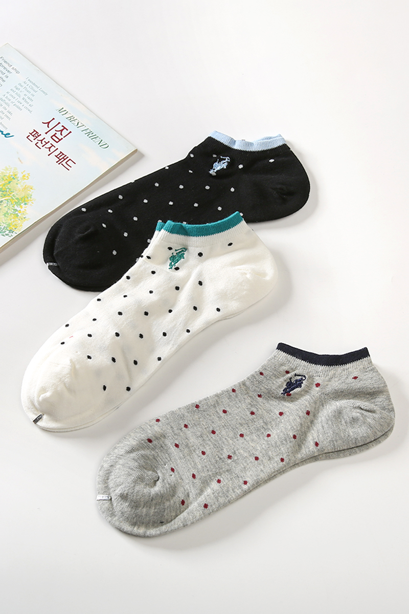 船襪女夏季薄款棉質(zhì)吸汗透氣防臭低邦襪運(yùn)動(dòng)休閑淺口襪子POLO短襪